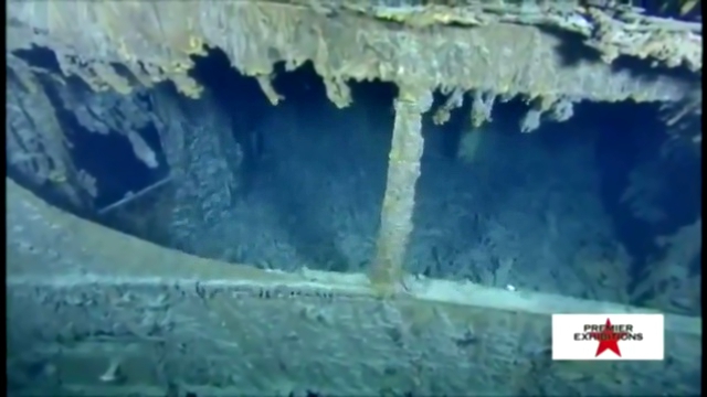 Как выглядит Титаник под водой 