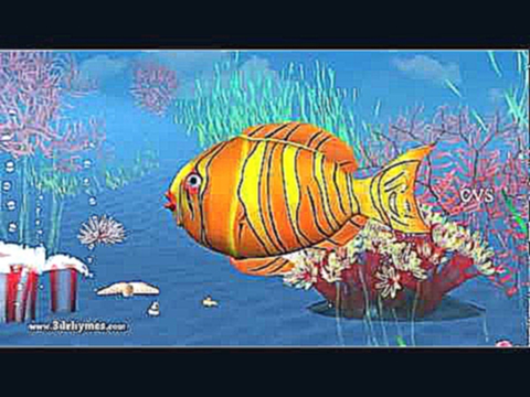 12345 Once i caught a fish alive - 3D Animation English Nursery rhyme for children 