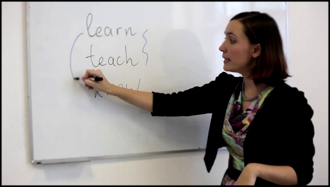 Learn, Know and Teach - commonly confused verbs 