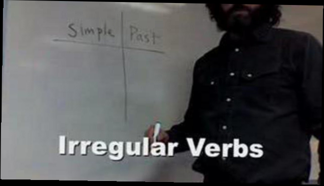 Урок 6.4. Irregular Verbs in the Past Tense 