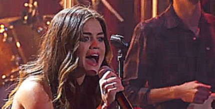 Lucy Hale - Red Dress - Live on the Honda Stage at the iHeartRadio Theater LA Y HD 